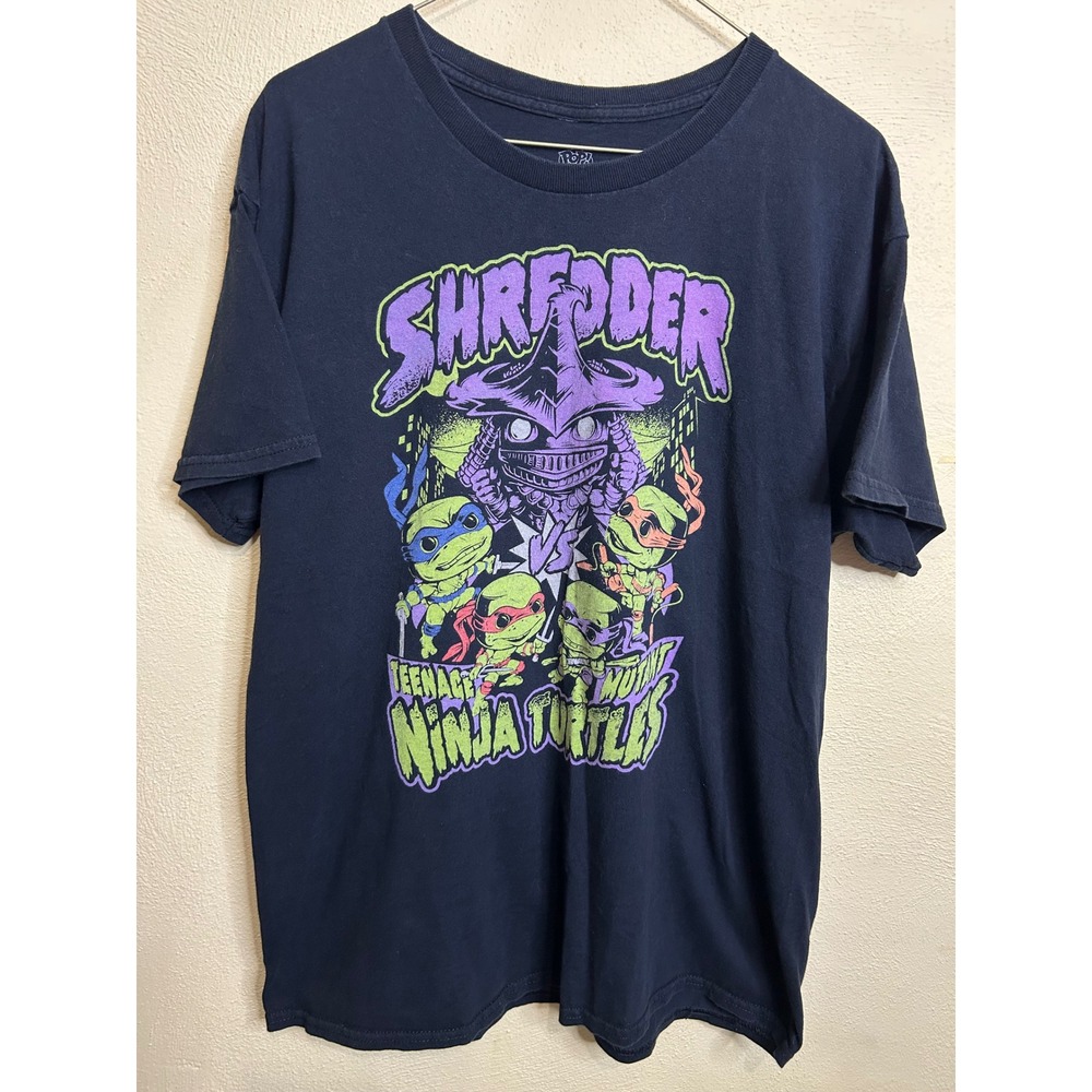 Teenage Mutant Ninja Turtles Shredder Graphic T Shirt Men Large L 2021 Funko Pop